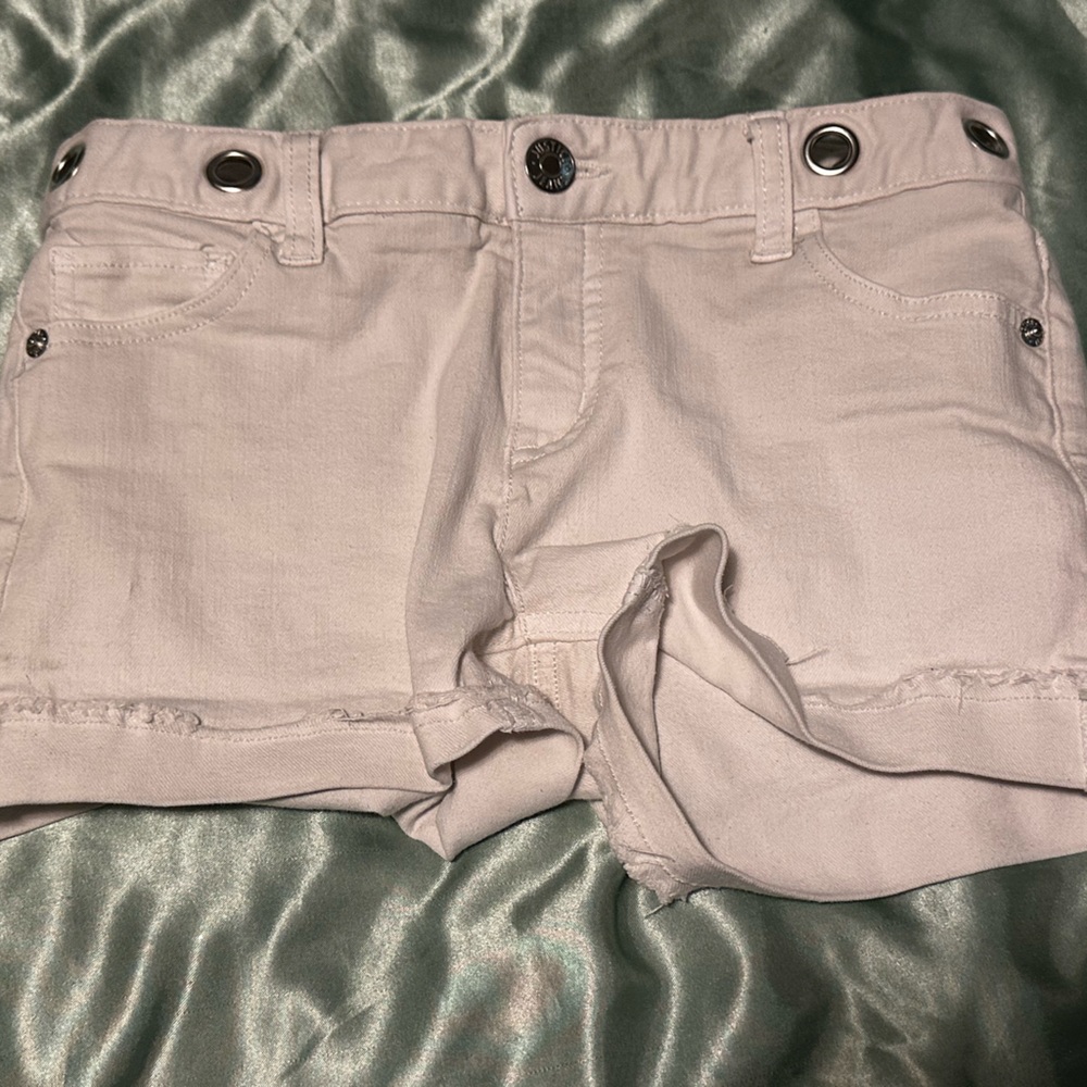 Justice White Kids Jean Shorts